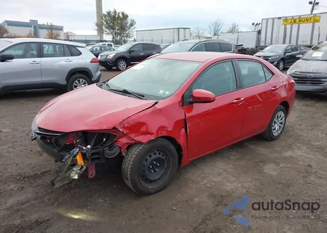 2017 Toyota Corolla Le из США, поврежденный, VIN 2T1BURHE1HC776401